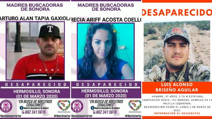 Sigue búsqueda de 3 personas desaparecidas