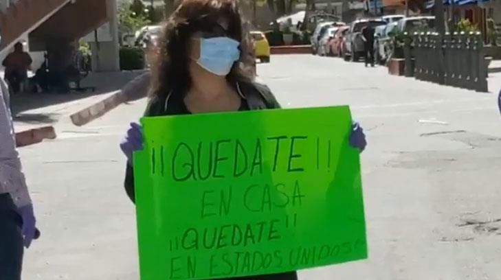 VIDEO | Toman la garita de Nogales, impiden paso de Estados Unidos a México