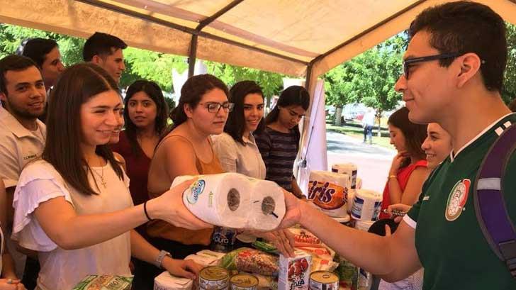Universitarios Invitan a participar en la 9na colecta de alimentos
