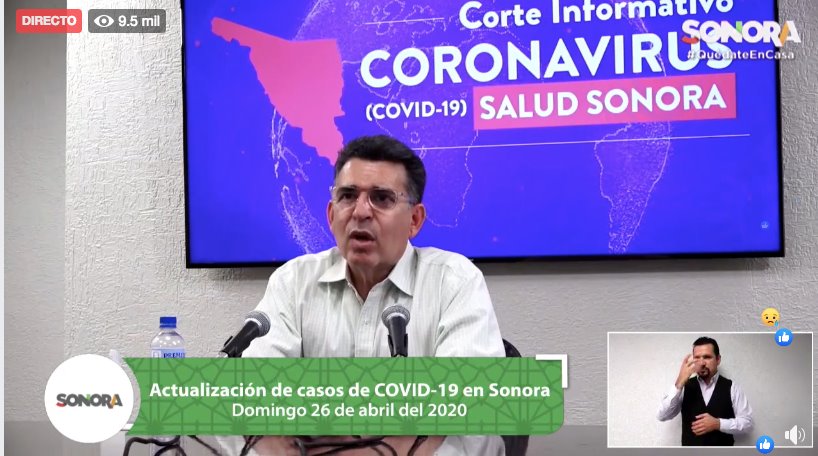 Domingo, día con más casos de coronavirus en Sonora