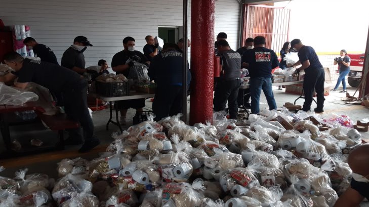 Bomberos de Hermosillo entregarán despensas a familias vulnerables