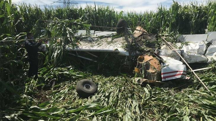 Se desploma avioneta en el Valle del Yaqui; deja un lesionado