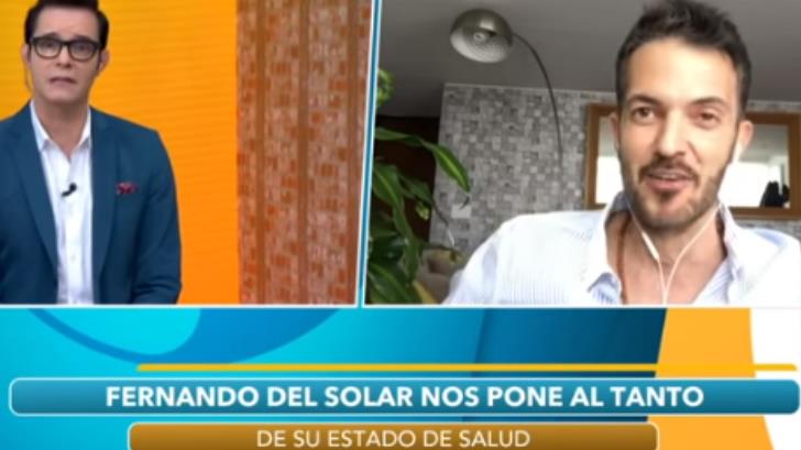 VIDEO | Fernando del Solar reaparece sonriente y con buen humor