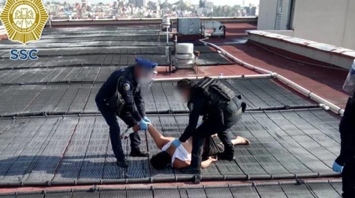 Policías evitan suicidio de paciente con Covid-19 en hospital capitalino