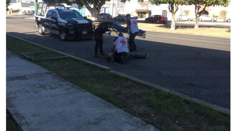 Se convulsiona en pleno bulevar Rodríguez