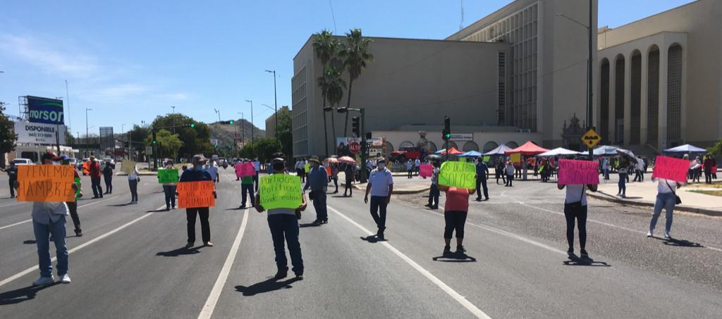 Ayuntamiento de Hermosillo entregará apoyo alimentario a los tianguistas manifestantes