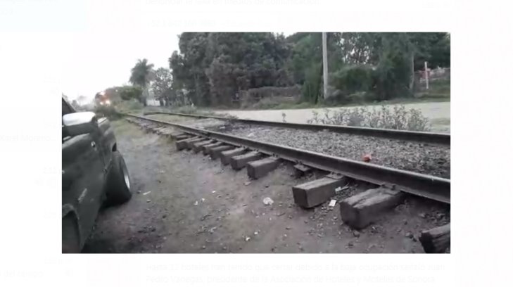 Temen descarrilamiento de tren en Navojoa por fallas en las vías