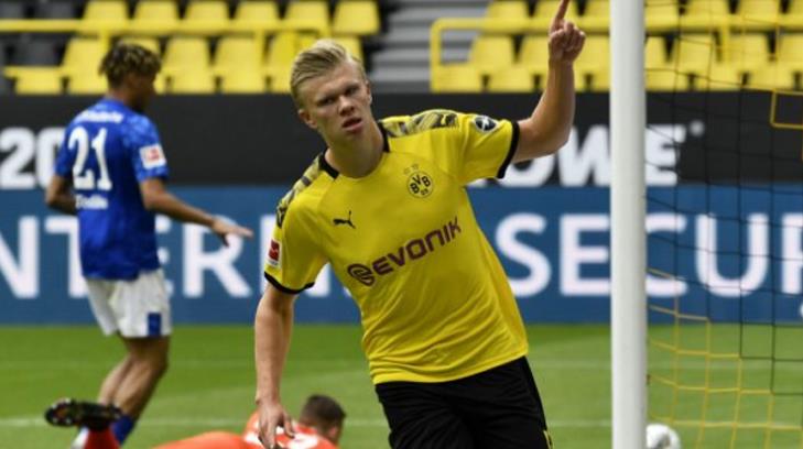 VIDEO | Erling Haaland anota el primer gol en el regreso de la Bundesliga