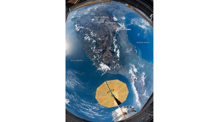 Astronauta fotografía a México desde la Estación Espacial