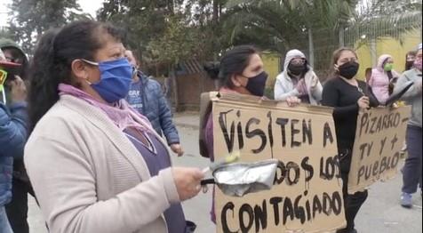 Protestan por alimentos en El Salvador