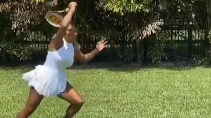 VIDEO | Serena Williams: Así entrena consigo misma