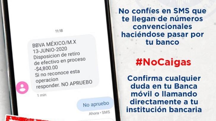 Alerta sobre “smishing”, nueva modalidad de fraude electrónico