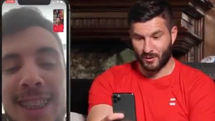 VIDEO | Gignac le da la bienvenida a Leo Fernández tras su llegada a Tigres