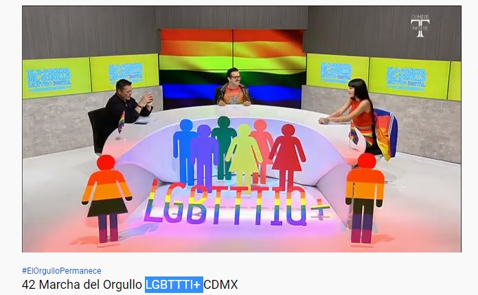 Ya está disponible el en vivo de la marcha LGBTTTI+