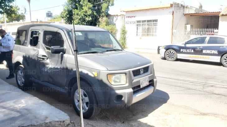 Ubican vehículo con el que chocó a motociclista de Tránsito en Hermosillo