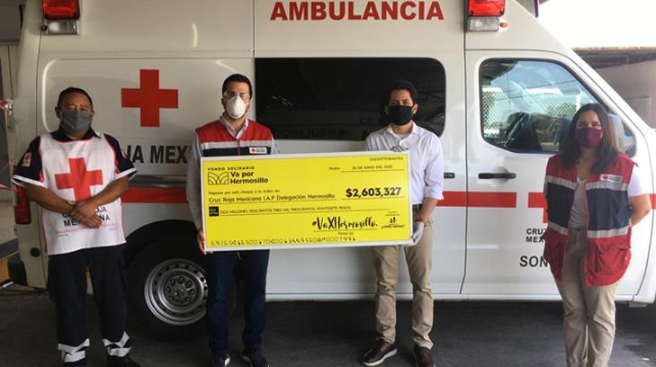Cruz Roja recibe donativo de Hermosillo ¿Cómo Vamos?