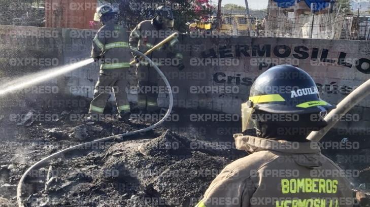 Incendio en recicladora provoca gran movilización al Norte de HMO