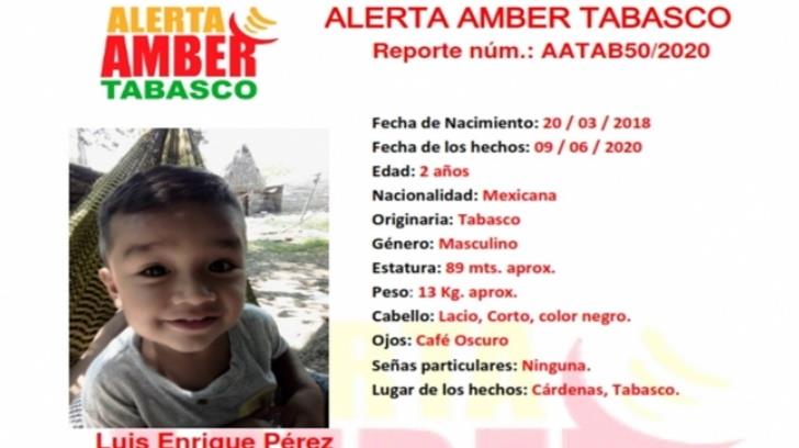 Utilizan drones para buscar a niño de 2 años desaparecido en Tabasco