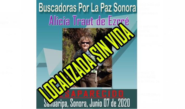 Sedena encuentra sin vida a mujer desaparecida