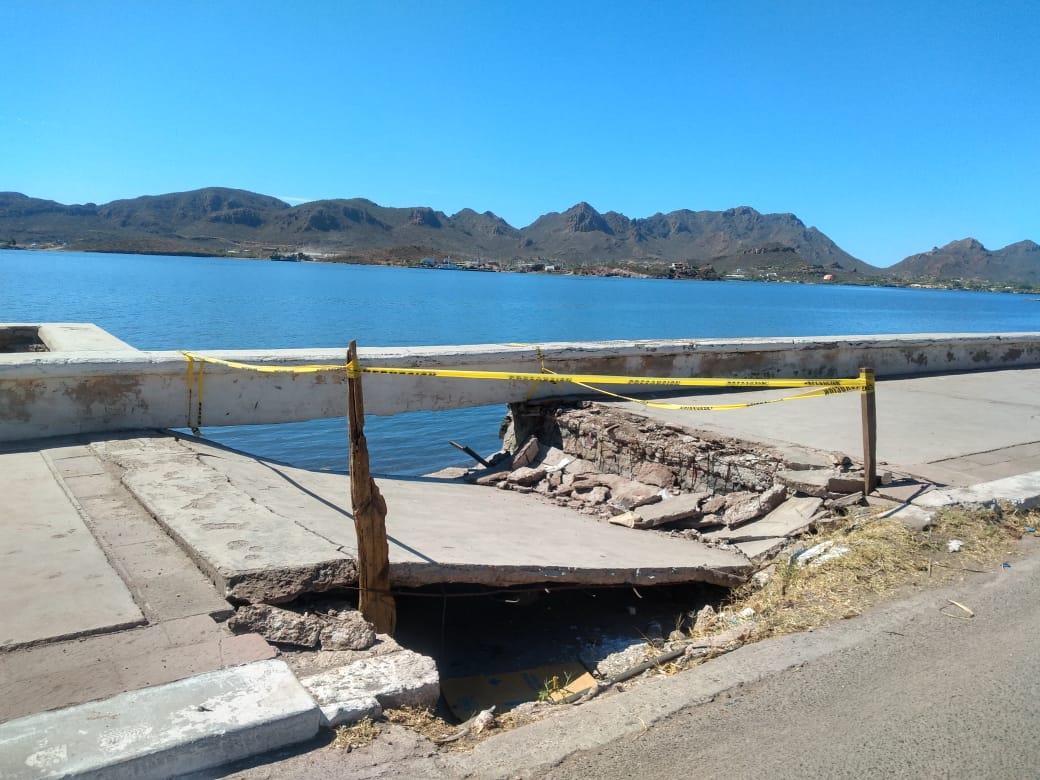 Cada vez está peor el Malecón Guaymas