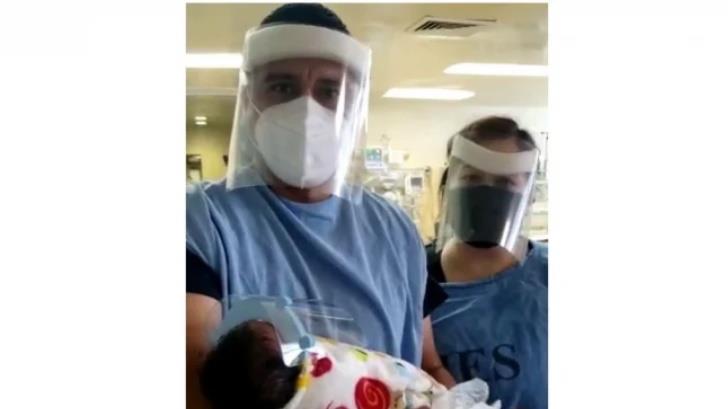 Bebé de 16 días se recupera de Covid-19 en Sonora