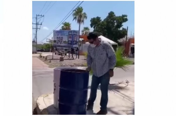 Sustituyen botes de basura viejos en San Carlos