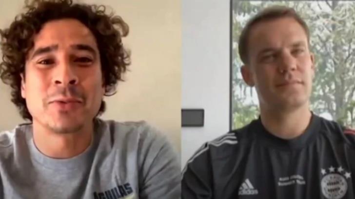 VIDEO | Memo Ochoa charla con Manuel Neuer sobre el Mundial de 2014