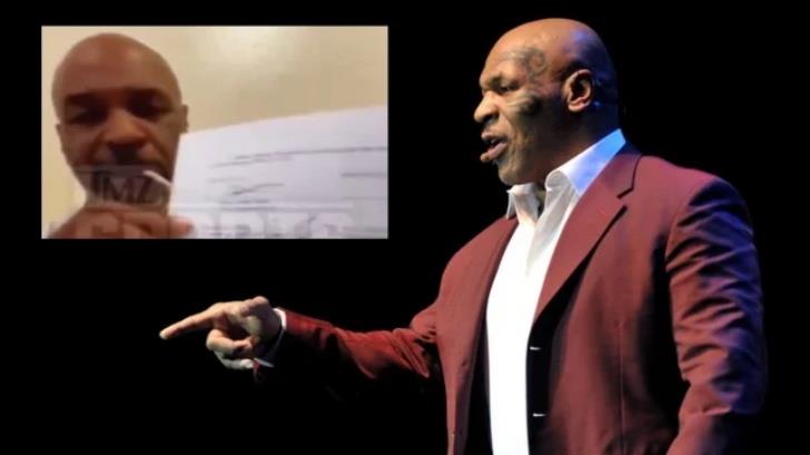 Mike Tyson firmó contrato de su regreso mientras fumaba mariguana