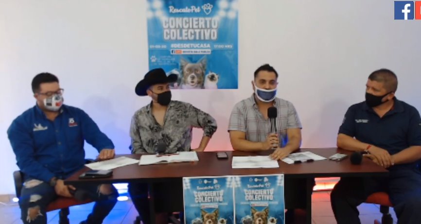 Ya es oficial el Rescate Pet-Concierto Colectivo #DesdeTuCasa