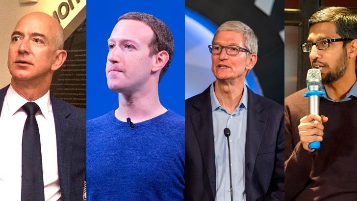 Amazon, Facebook, Apple y Google dan explicaciones al Congreso