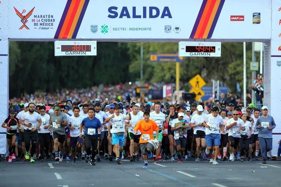 Cancelan maratón de la CDMX