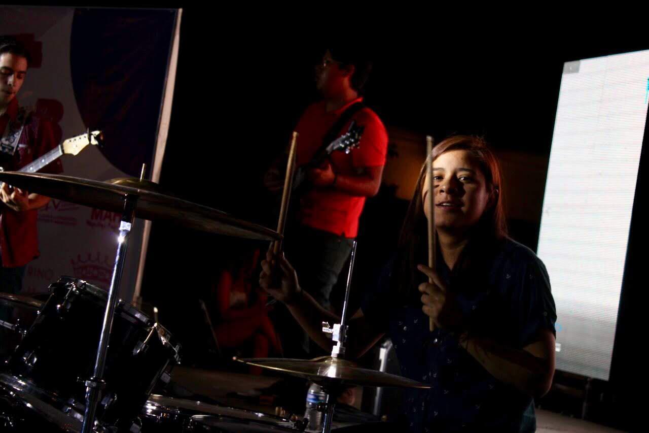 Daniela Durán, una baterista hermosillense con 8 años de trayectoria