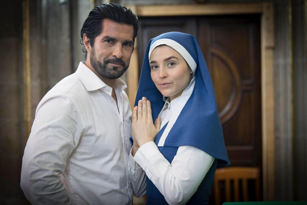 Rocío de Santiago interpreta a la monja Inés en la novela “Te doy la vida”