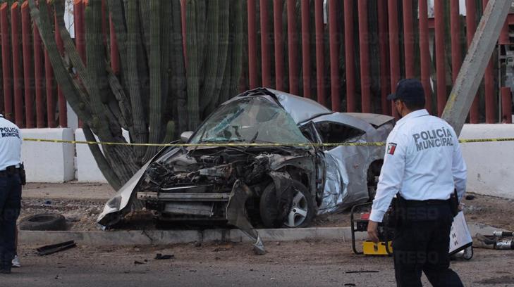 VIDEO | Policía pierde la vida en choque sobre el bulevar García Morales