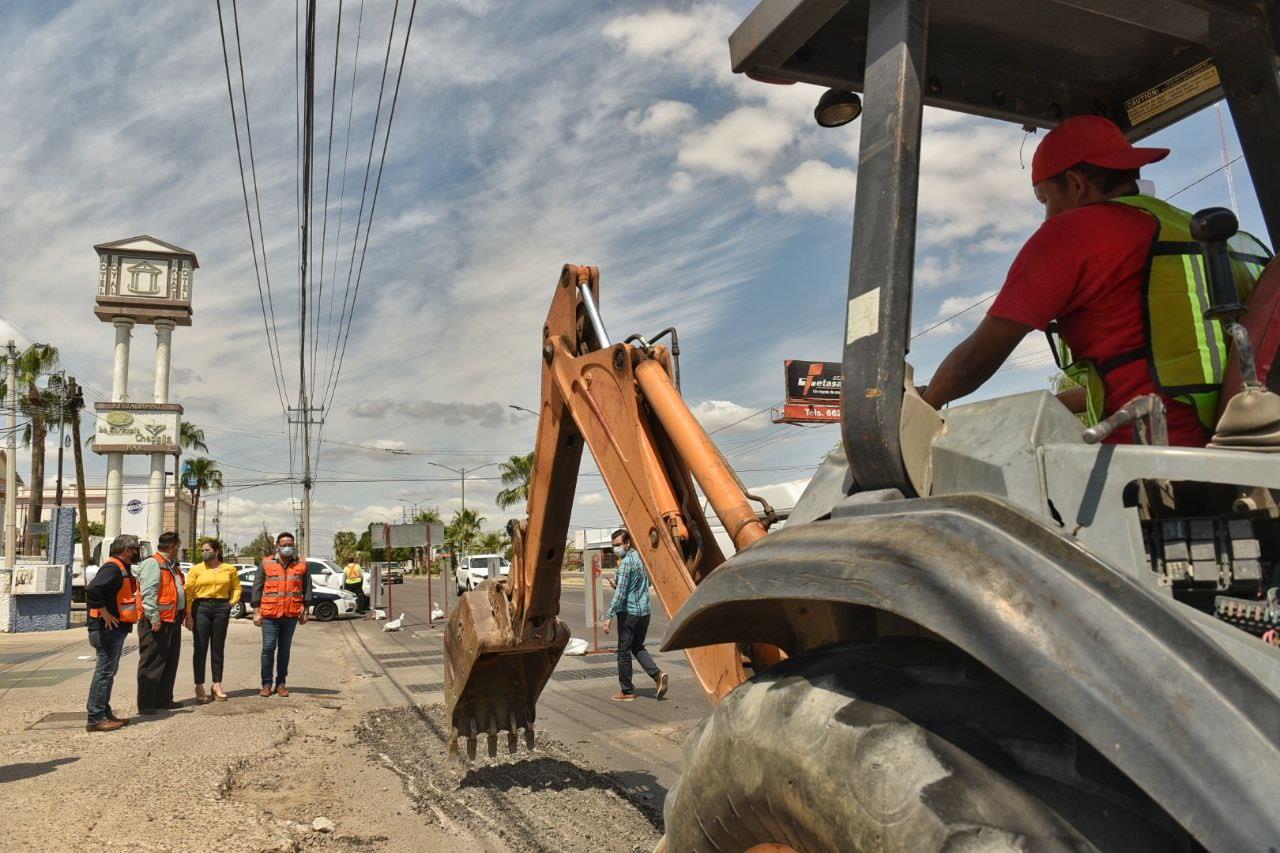 Ayuntamiento inicia reparaciones en el bulevar García Morales