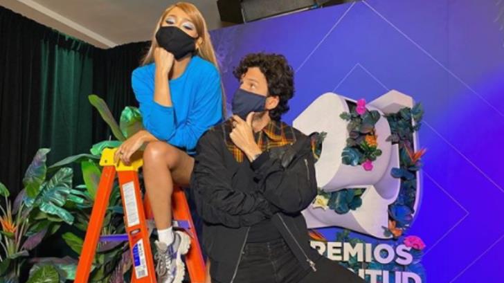 Danna Paola y Sebastián Yatra conviven previo a Premios Juventud