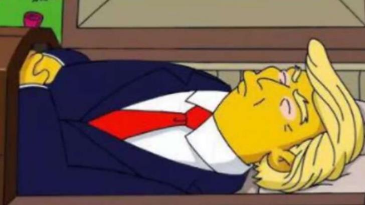 ‘27 de agosto’, Los Simpson predijeron que iba a morir Donald Trump