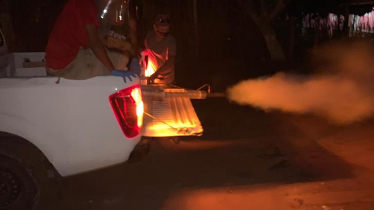 Fumigan para evitar proliferación de mosquitos en Bahía de Kino