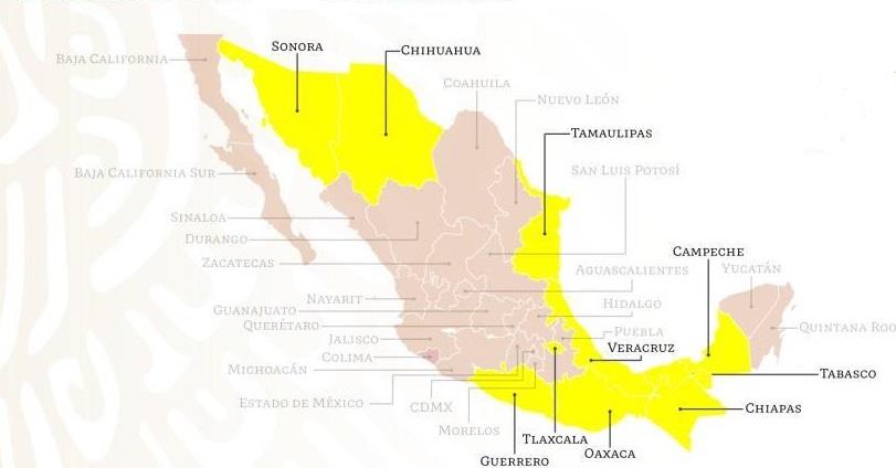 ¿Qué significa que Sonora esté en amarillo en el semáforo epidemiológico?