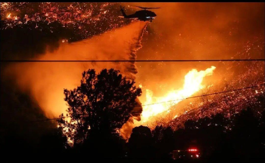 Evacúan en California por incendios forestales