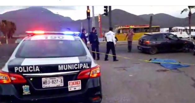 Un joven pierde la vida al ser arrollado en Guaymas