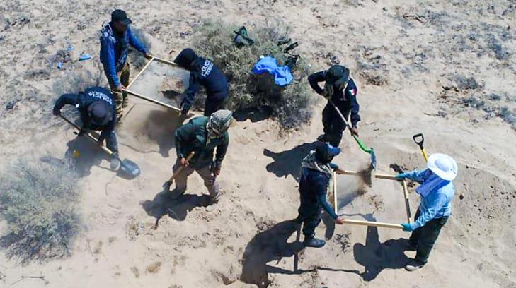Trabajan para identificar restos localizados en Peñasco y Cajeme