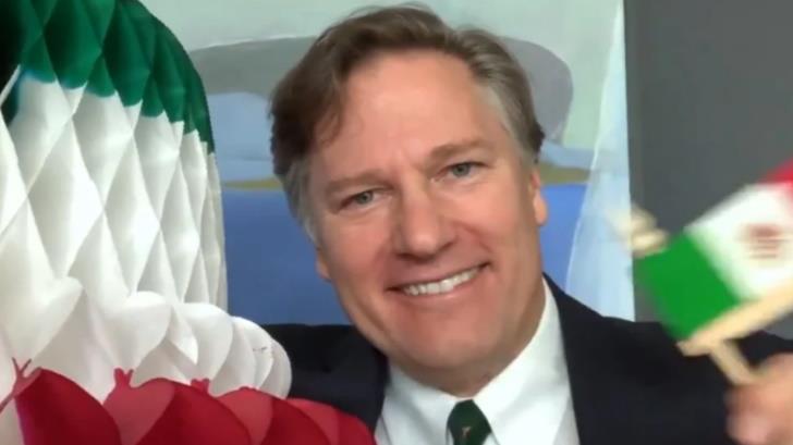 VIDEO | Embajador de EU felicita a México por aniversario de la Independencia