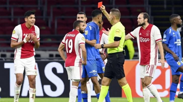 VIDEO | Edson Álvarez es expulsado en el Ajax vs Vitesse