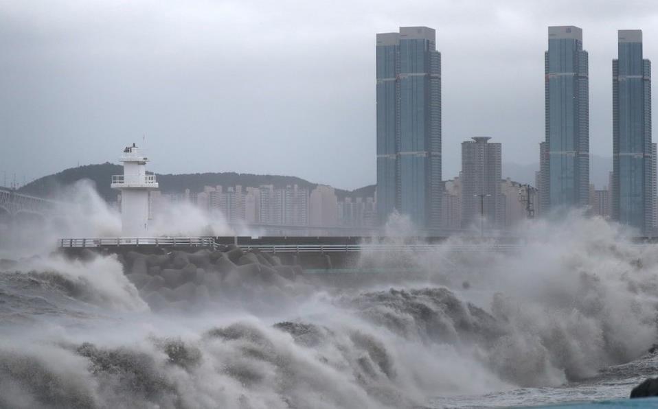 Tifón “Haishen” llega a Corea del Sur después de azotar Japón