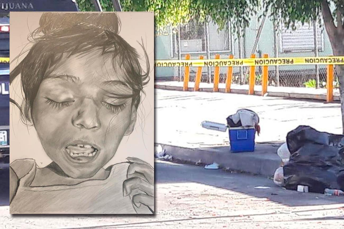 Difunden retrato hablado de niña encontrada en una hielera en Tijuana