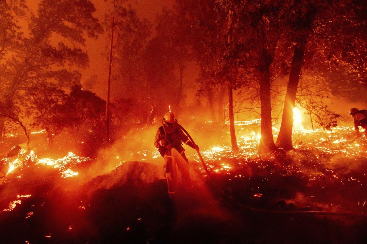 Bomberos avanzan contra incendios de California