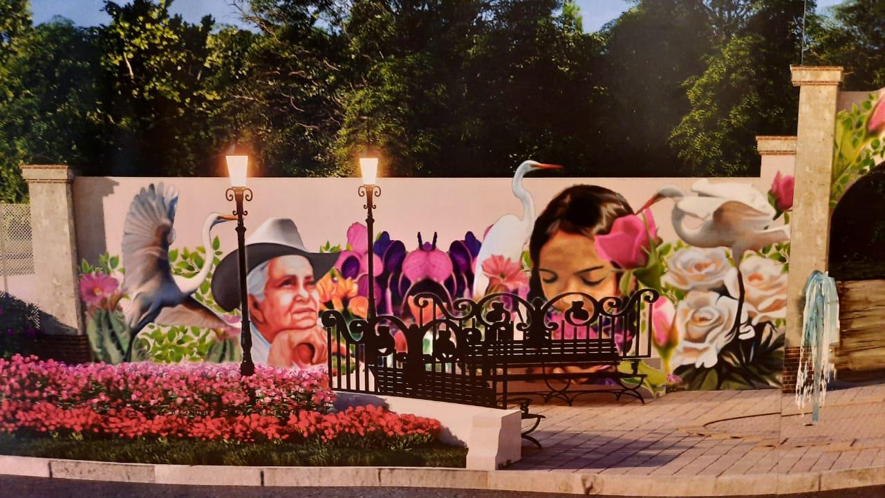 Preparan mural de más de 10 metros de largo en la Plaza de Cócorit