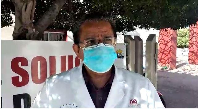 Sindicalizados del Isssteson Guaymas protestan por desabasto de medicamentos