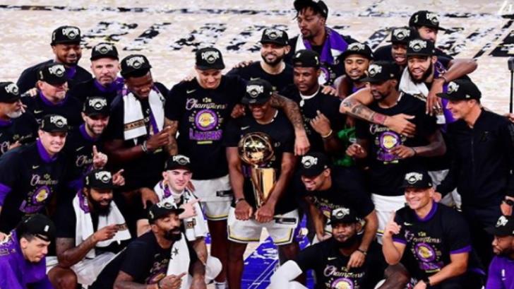 Lakers, campeones de la NBA después de 10 años
